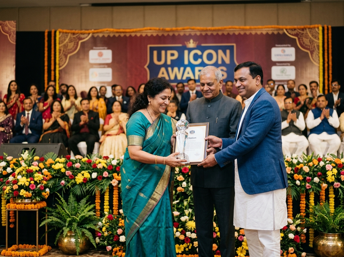 UP Icon Awards recognition ceremony in India